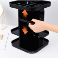 Premium Spinning Makeup Organizer, Cosmetic Display Rack Perfumes Stand Box, Make Up Storage For Dresser, Bedroom, Bathroom